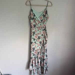 altar'd state green gingham midi dress Main Event Gingham Dress in Green